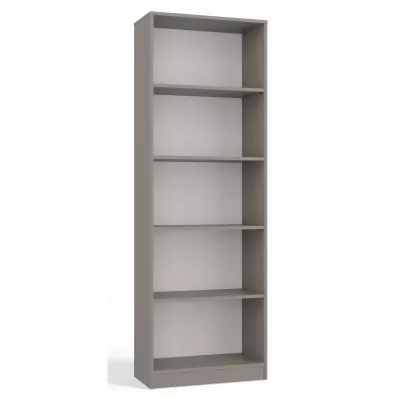 Úzka knižnica RAUNO - 60 cm, šedá
