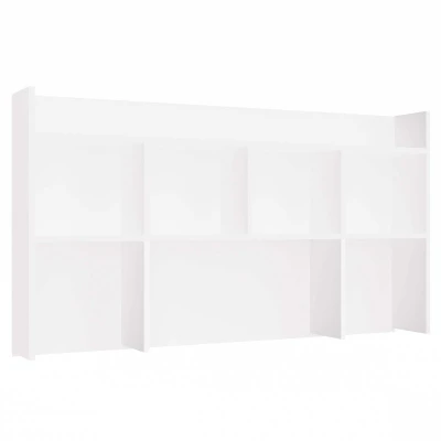 Nadstavba na písací stôl 130 cm CULLMAN - biela