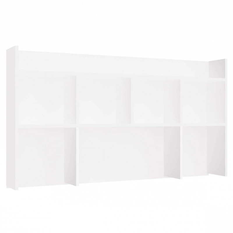 Nadstavba na písací stôl 130 cm CULLMAN - biela