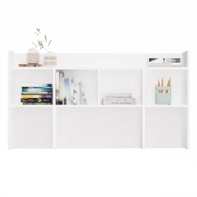 Nadstavba na písací stôl 130 cm CULLMAN - biela