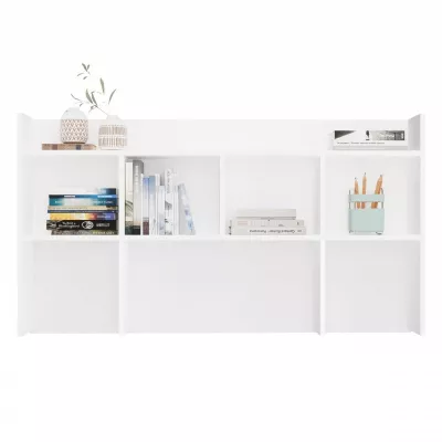 Nadstavba na písací stôl 130 cm CULLMAN - biela
