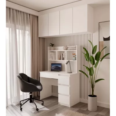 Nadstavba na písací stôl 100 cm CULLMAN - biela