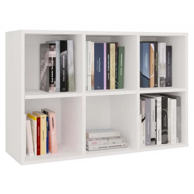 Policový diel 90x60 cm RAINIS 5 - biely