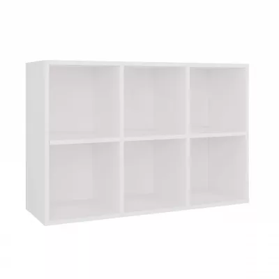 Policový diel 90x60 cm RAINIS 5 - biely