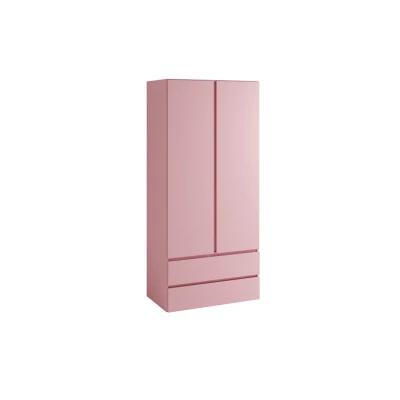 Šatníková skriňa so šuplíkmi 92 cm LIONU - marshmallow