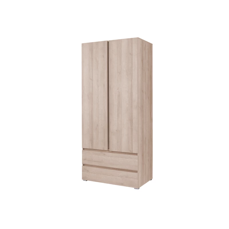 Šatníková skriňa so šuplíkmi 92 cm LIONU - dub sonoma