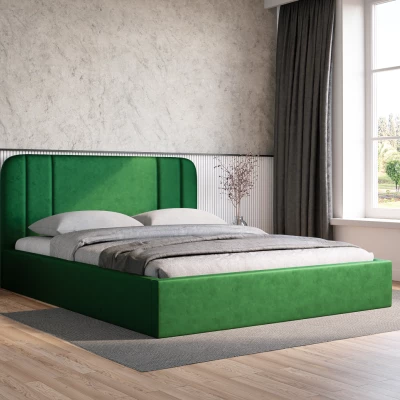 Čalúnená posteľ 180x200 MARGARIDA - zelená