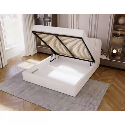 Čalúnená posteľ 160x200 MARGARIDA 2 - béžová