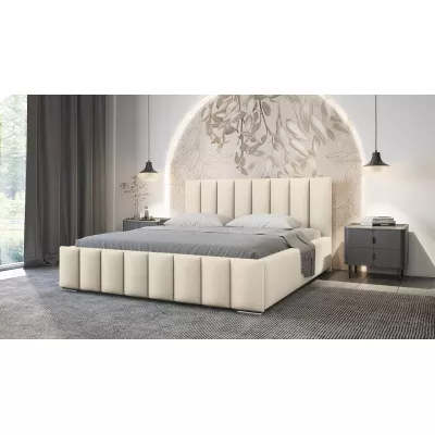 Elegantná čalúnená posteľ 120x200 MADALENA - vanilková