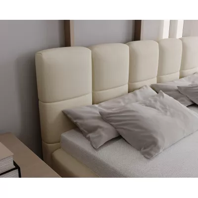 Čalúnená posteľ 180x200 ARMINDA 2 s úložným priestorom - vanilková