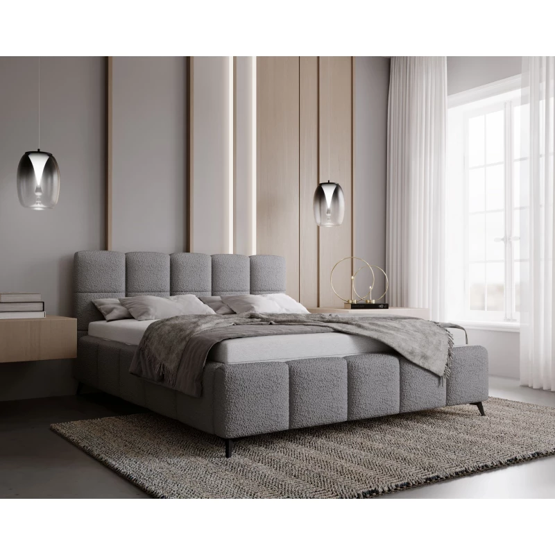 Čalúnená posteľ 180x200 ARMINDA - šedá Čalúnená posteľ 180x200 ARMINDA - šedá