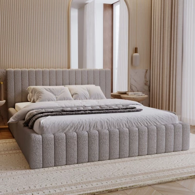 Elegantná manželská posteľ 200x200 TEREZIE 2 - šedá