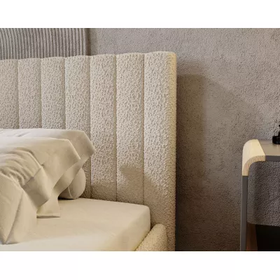 Manželská posteľ 160x200 TEREZIE SLIM - krémová