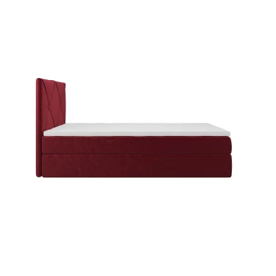 Jednolôžková hotelová posteľ 100x200 LILIEN 1 - červená