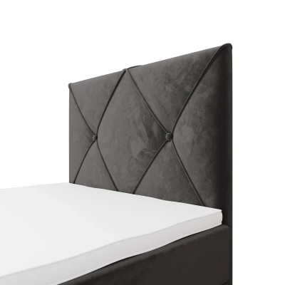 Jednolôžková hotelová posteľ 120x200 LILIEN 1 - šedá