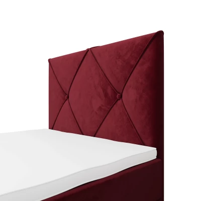 Jednolôžková hotelová posteľ 90x200 LILIEN COMFORT 1 - červená