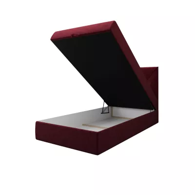 Jednolôžková hotelová posteľ 90x200 LILIEN COMFORT 1 - červená