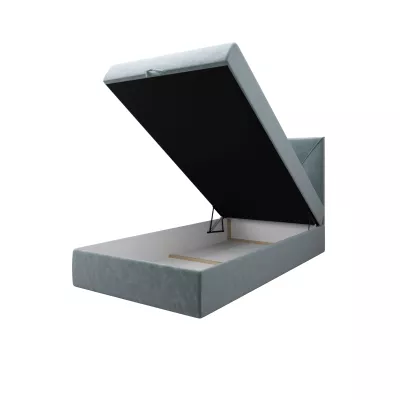 Jednolôžková hotelová posteľ 90x200 LILIEN COMFORT 1 - modrošedá