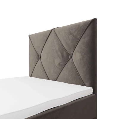 Jednolôžková hotelová posteľ 100x200 LILIEN COMFORT 1 - hnedá