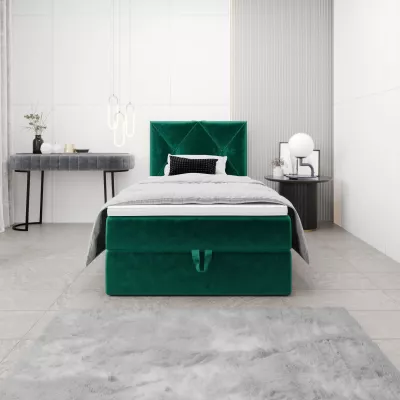 Jednolôžková hotelová posteľ 100x200 LILIEN COMFORT 1 - zelená