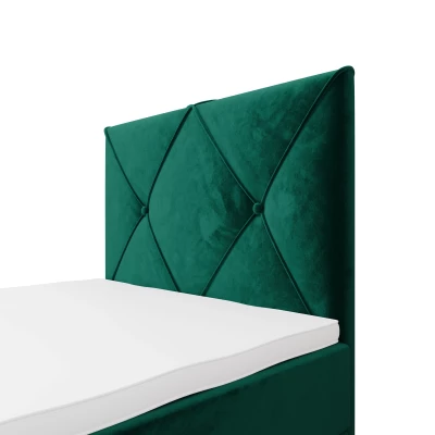 Jednolôžková hotelová posteľ 100x200 LILIEN COMFORT 1 - zelená