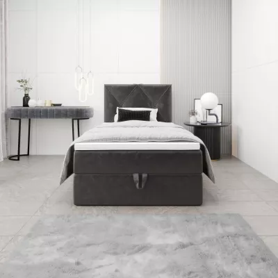 Jednolôžková hotelová posteľ 100x200 LILIEN COMFORT 1 - šedá