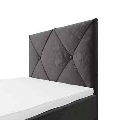 Jednolôžková hotelová posteľ 100x200 LILIEN COMFORT 1 - šedá