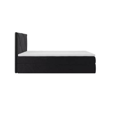 Jednolôžková hotelová posteľ 100x200 LILIEN COMFORT 1 - tmavo šedá