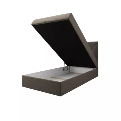 Jednolôžková hotelová posteľ 120x200 LILIEN COMFORT 1 - hnedá