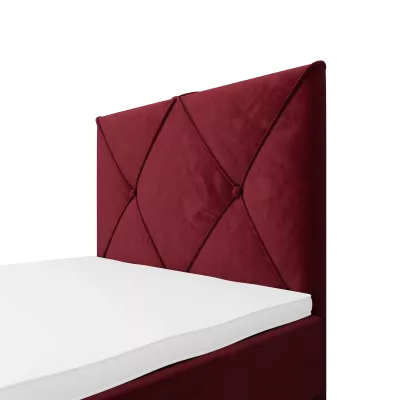 Jednolôžková hotelová posteľ 120x200 LILIEN COMFORT 1 - červená