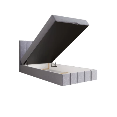 Jednolôžková boxspringová posteľ 100x200 MADLEN 1 - svetlo fialová