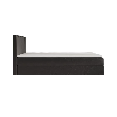 Jednolôžková boxspringová posteľ 90x200 MADLEN COMFORT 1 - šedá