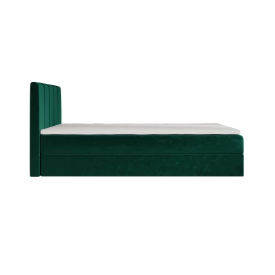 Jednolôžková boxspringová posteľ 100x200 MADLEN COMFORT 1 - zelená