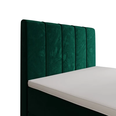 Jednolôžková boxspringová posteľ 100x200 MADLEN COMFORT 1 - zelená
