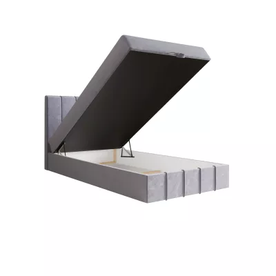 Jednolôžková boxspringová posteľ 100x200 MADLEN COMFORT 1 - svetlo fialová