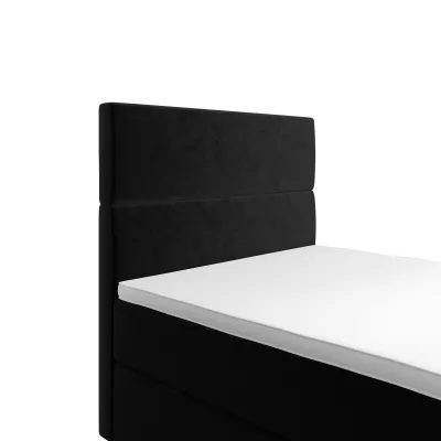 Kontinentálna jednolôžková posteľ 90x200 ANGELES COMFORT 1 - čierna