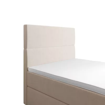 Kontinentálna jednolôžková posteľ 90x200 ANGELES COMFORT 1 - béžová