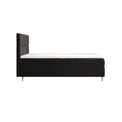 Kontinentálna jednolôžková posteľ 90x200 ANGELES COMFORT 1 - tmavo šedá