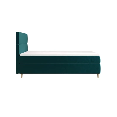 Kontinentálna jednolôžková posteľ 90x200 ANGELES COMFORT 1 - petrolejová