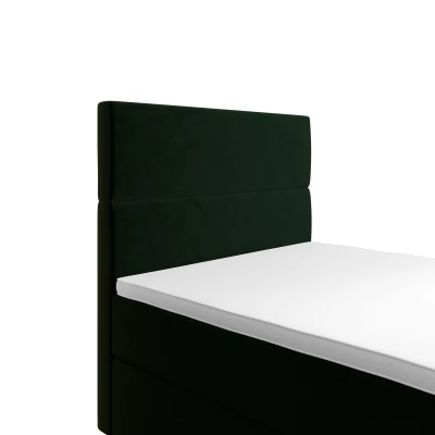 Kontinentálna jednolôžková posteľ 100x200 ANGELES COMFORT 1 - tmavo zelená