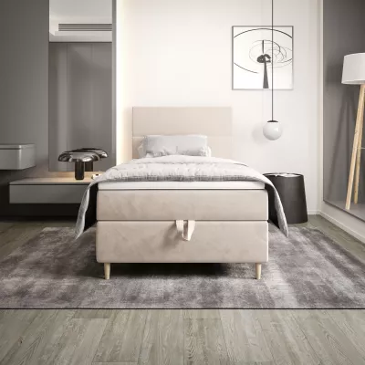 Kontinentálna jednolôžková posteľ 100x200 ANGELES COMFORT 1 - béžová