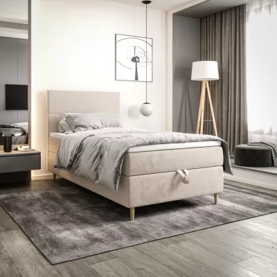Kontinentálna jednolôžková posteľ 100x200 ANGELES COMFORT 1 - béžová