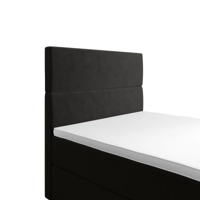 Kontinentálna jednolôžková posteľ 100x200 ANGELES COMFORT 1 - tmavo šedá