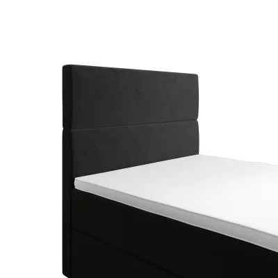 Kontinentálna jednolôžková posteľ 100x200 ANGELES COMFORT 1 - tmavo šedá