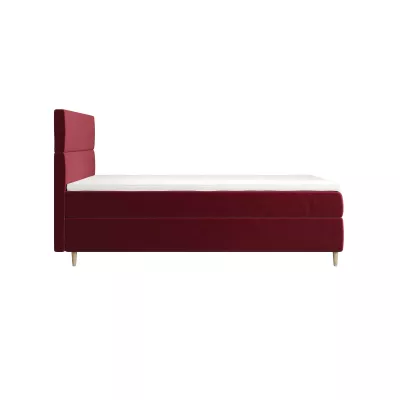 Kontinentálna jednolôžková posteľ 100x200 ANGELES COMFORT 1 - červená