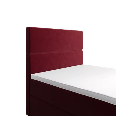 Kontinentálna jednolôžková posteľ 100x200 ANGELES COMFORT 1 - červená