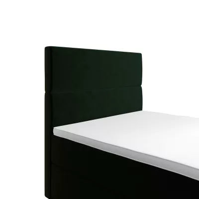 Kontinentálna jednolôžková posteľ 120x200 ANGELES COMFORT 1 - tmavo zelená