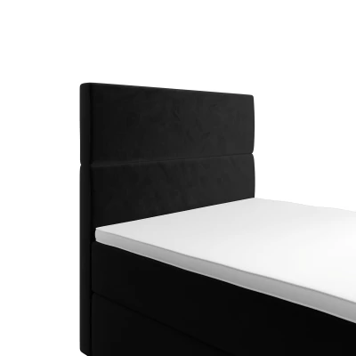 Kontinentálna jednolôžková posteľ 120x200 ANGELES COMFORT 1 - čierna
