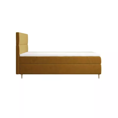 Kontinentálna jednolôžková posteľ 120x200 ANGELES COMFORT 1 - horčicová