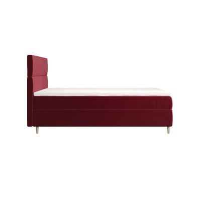 Kontinentálna jednolôžková posteľ 120x200 ANGELES COMFORT 1 - červená